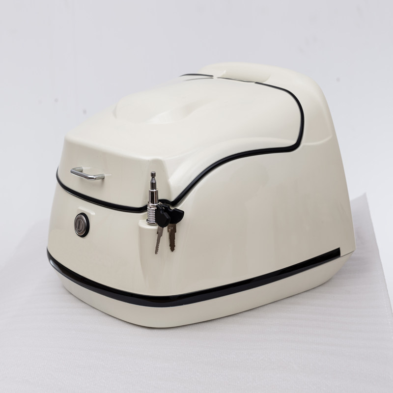 适用天鹰 糖150尾箱 摩托车大后备箱复古载物箱行李箱改装配件38L