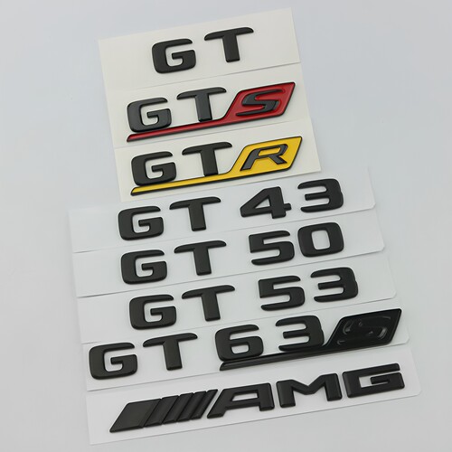 奔驰gt50专用改装43车标黑色