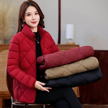 新款棉衣女短款韩版冬装外套小棉袄加厚中年妈妈羽绒时尚棉服潮