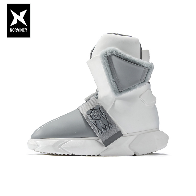 诺凡希前卫原创雪地靴棉靴增高男
