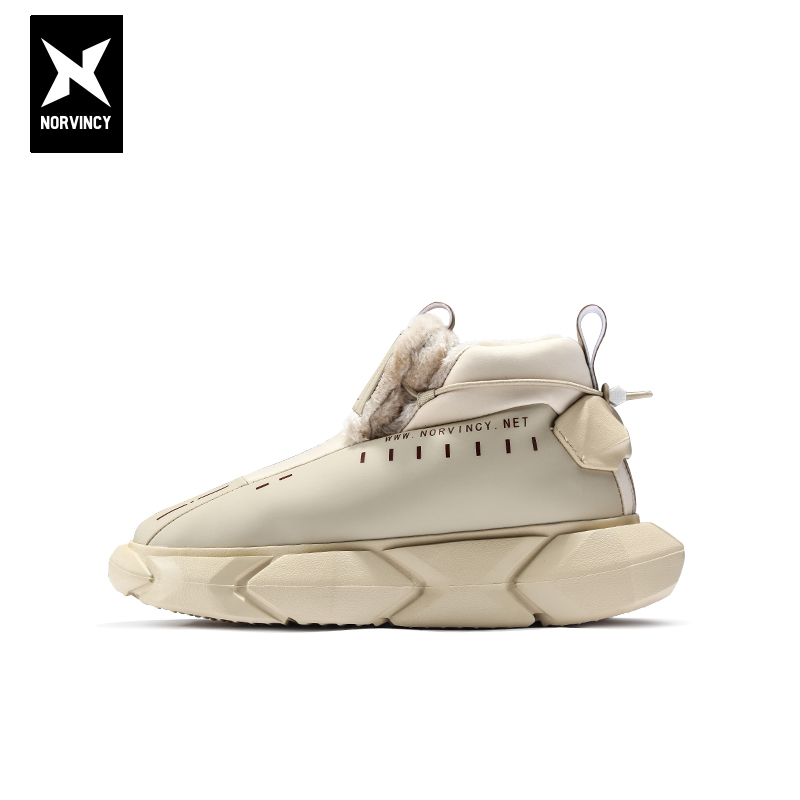 诺凡希皮毛一体保暖时尚雪地靴