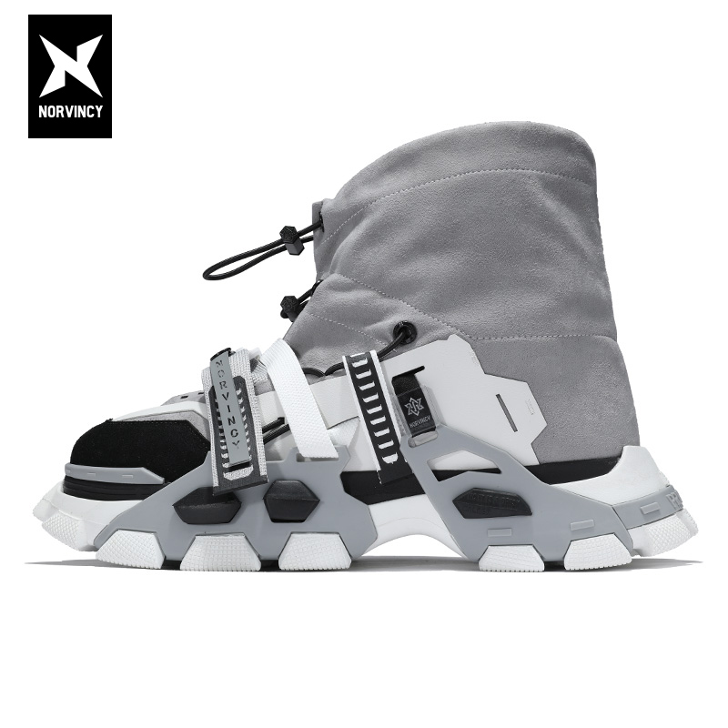 诺凡希休闲老爹鞋男拼接