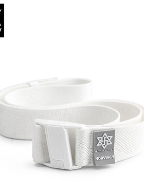 诺凡希平滑扣腰带男潮百搭文艺休闲潮流青年时尚户外军迷帆布裤带