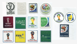 韩日南非巴西俄罗斯卡塔尔世界杯预选赛臂章烫章袖章植绒烫印