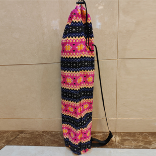 飞客加厚黑色半网袋多功能男女通用款 瑜珈垫包防潮防水背包