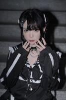 【 Indulging in Angels 】 Japanese subculture mass-produced water-colored Angel World Kuma Black two-tone loose jacket thumbnail 2