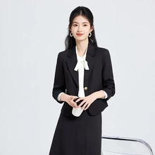 春季西装套装女小个子职业装通勤穿搭教资面试正装女生西服套装裙