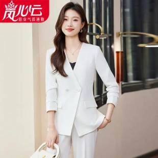 长袖 女套装 工作服秋气质独特女神范6806 正装 新高级感炸街职业西装