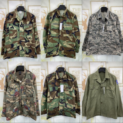 vintage古着美系M65秋冬民用军装猎人工装迷彩夹克户外服外套A1