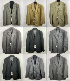 英伦修身 商务绅士西服男式 款 vintage古着意大利产 西装 外套T1541