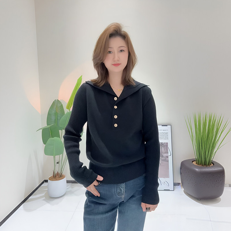 金影奇春季羊毛衫女上衣休闲大码女装新款针织衫打底衫上衣85177