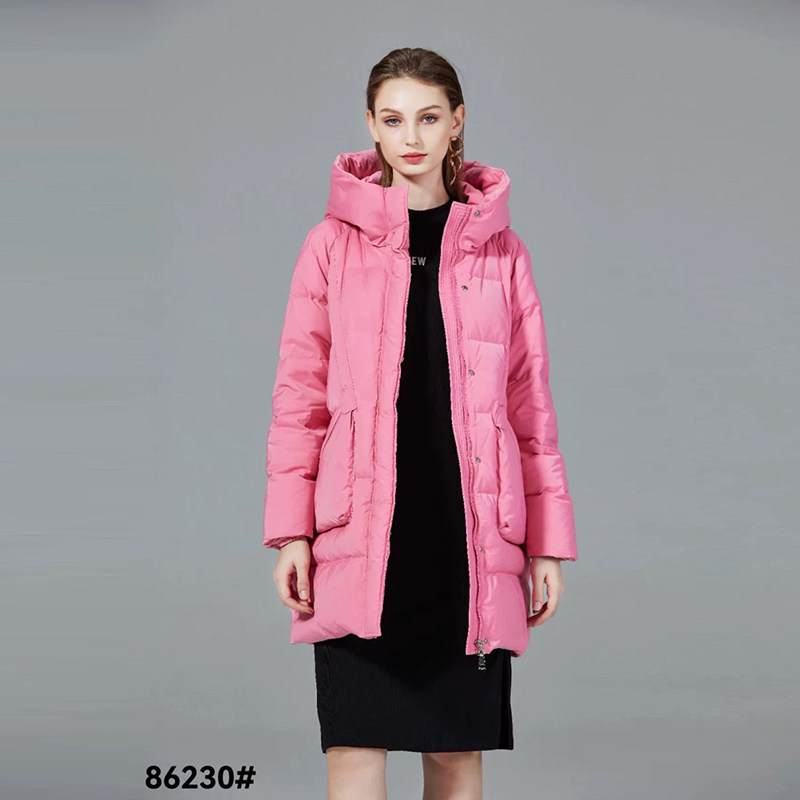 金影奇冬季新款中长款高级感羽绒服大码女装保暖羽绒衣外套86230
