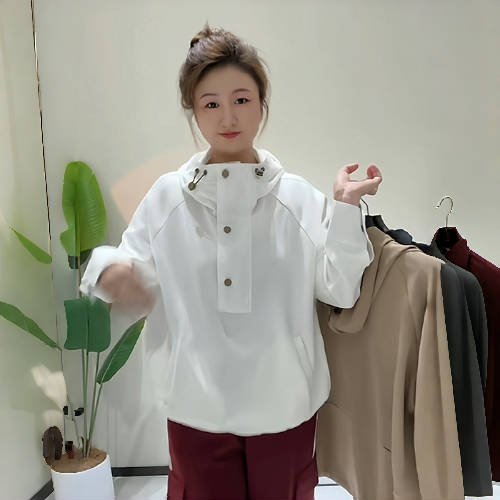 金影奇秋季卫衣大码女装外套