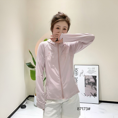 大码女装夏季连帽防晒衣外套