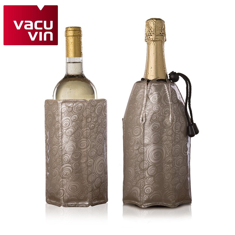荷兰进口Vacu Vin香槟红酒冰袋套装快速降温冰酒袋葡萄酒冰镇器