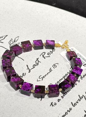 南非舒俱来直切红丝绒手链/18K/16cm（巴山）AZB11241