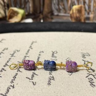 秋香 舒俱来多宝貔貅延长链 AZB6817 约5.5mm 4cm