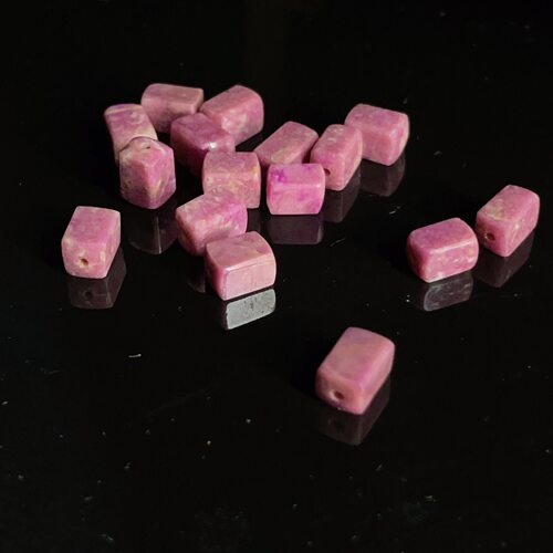 南非舒俱来高阶粉樱花玉化直切配件单珠4mm/多样性发其一/SJL2150