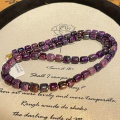 南非舒俱来老油紫老型珠项链18k/50cm(沁沐)AZB11107