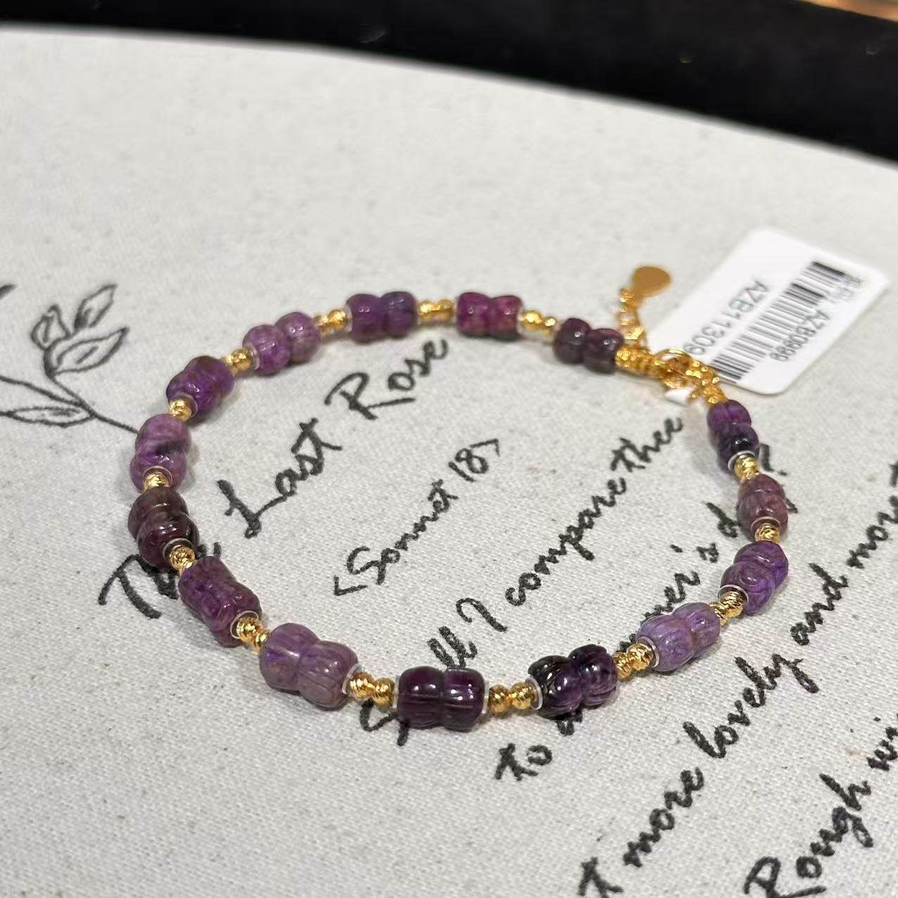 南非舒俱来酱红并蒂莲手链/s925/16cm（蕙风）AZB11309,珠宝/钻石/翡翠,手饰,淘宝优惠券,粉丝福利购,淘宝优惠卷