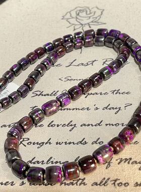 南非舒俱来夹层红丝绒老型珠项链18k/45cm（沁语）AZB11113