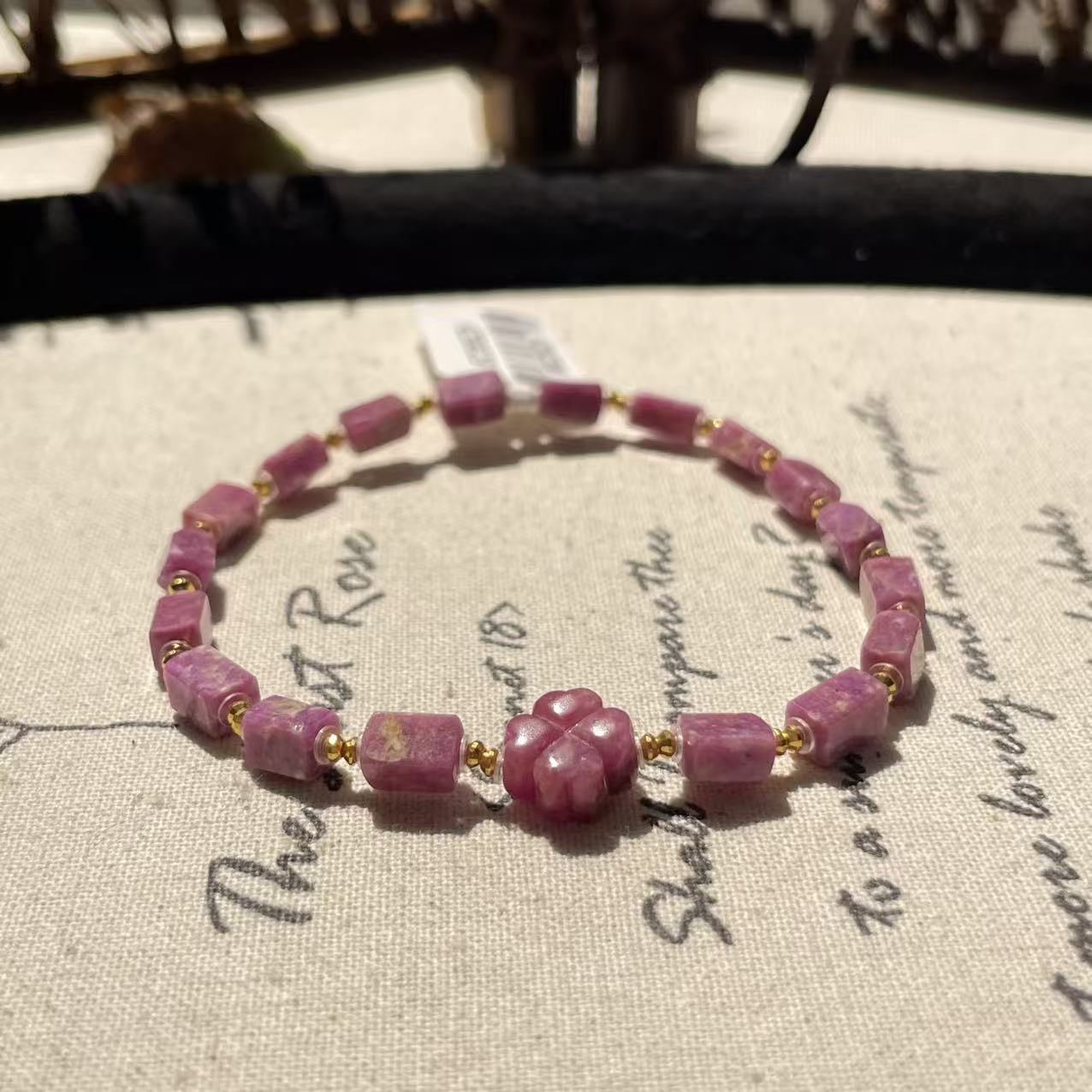 南非舒俱来艳桃红直切手串/18k（无恙）AZB9029