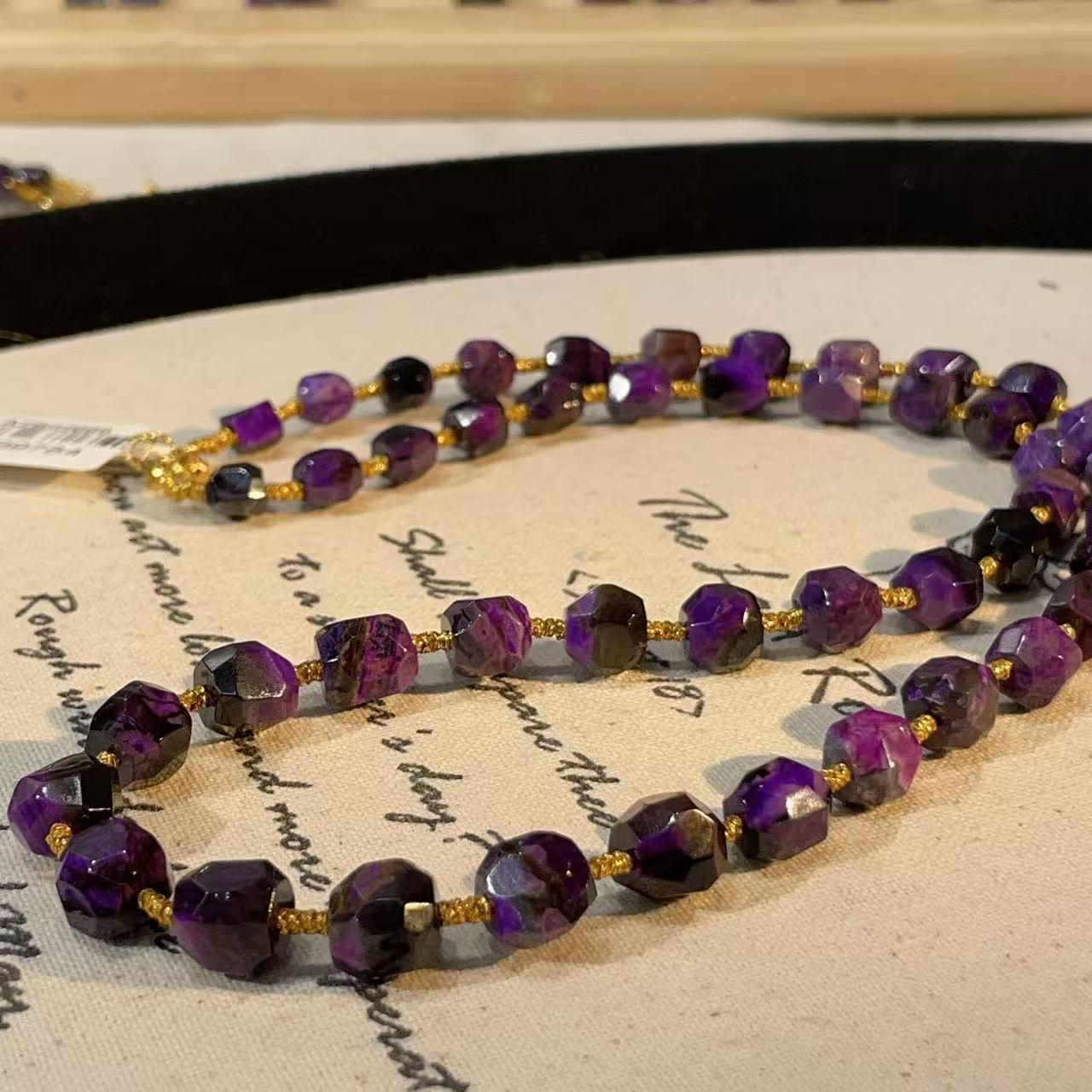 南非舒俱来帝王紫钻切项链18k/45cm（谦修）AZB9784