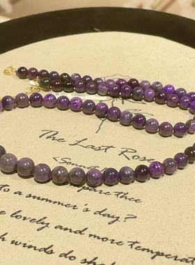 南非舒俱来紫罗兰圆珠项链18K/45cm（若恩）AZB11253