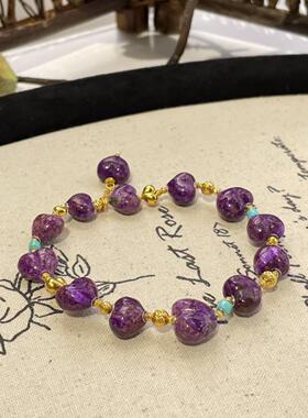 舒俱来高阶帝王紫屁桃手链18k/16cm（熙囍）AZB7347