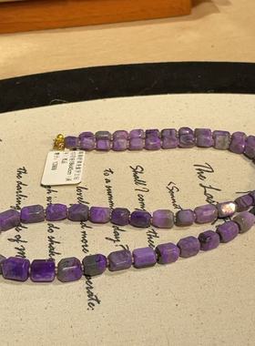 南非舒俱来紫罗兰钻切项链18k/45cm（溪午）孤品AZB9722