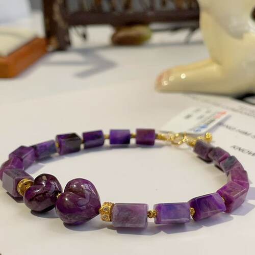 舒俱来皇家紫玉化手链/18k（驿路）AZB8561