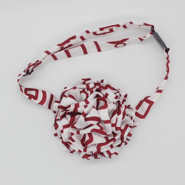 中国银行8厘米领花职业装配饰中行标准版中号领花免打丝巾花定制