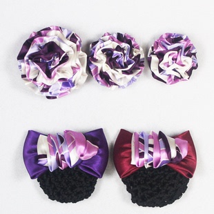 光大银行紫色新款无标记别针胸花领花绣球花头花发夹设计定做出图