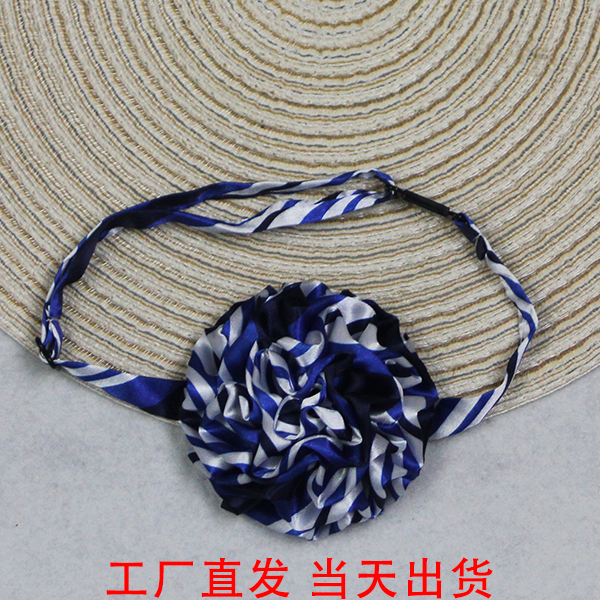 上海市政服务职业装百搭新款免打结领花带子免打结厂家定制领结