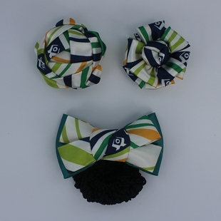 山西信合农商银行信用合作联社职业装带标记头花发夹网兜别针胸花