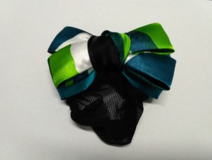 民生银行盘发网兜头花胸花丝巾领带领结胸花领花银行头饰饰品