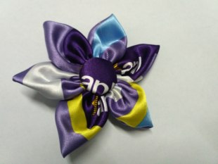 光大银行营业网点胸花头花 柜台营业员胸花饰品定制款式