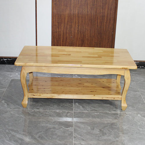 全实木柏木客厅原木茶几经济型