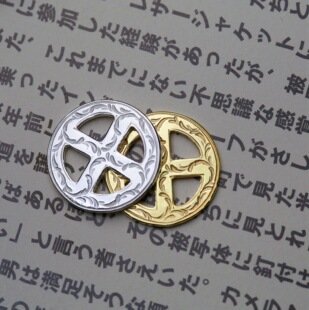 【溪迟】菊地健 kenkikuchi 唐草十字轮 素轮 925银