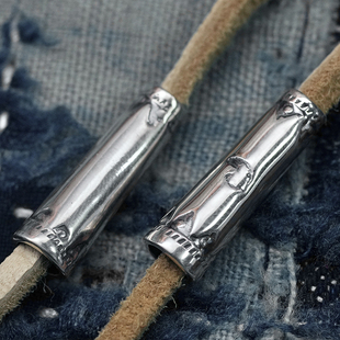 【溪迟】LarrySmith 925银雪糕筒 鹰头桶珠银珠配件