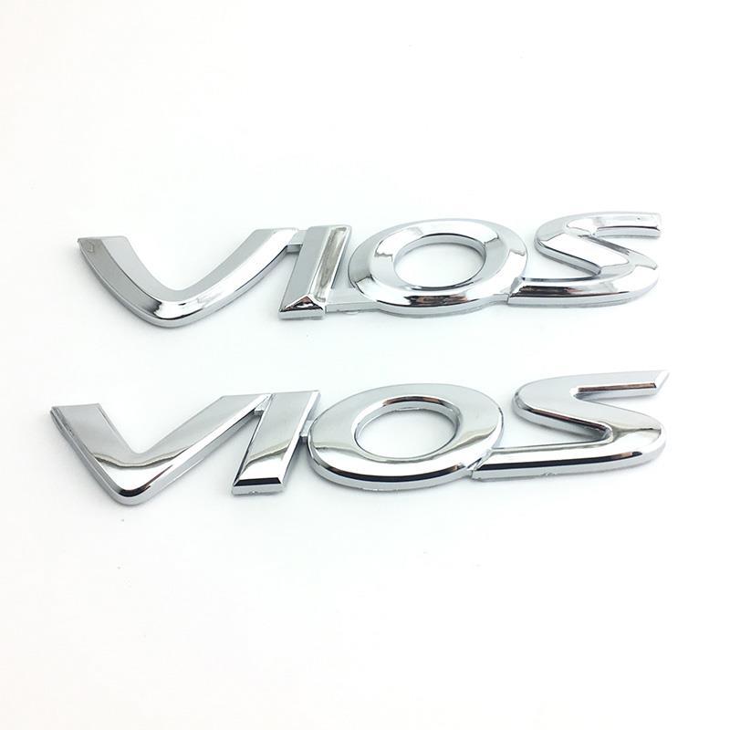 适用一汽新老款威驰VIOS车标 后备尾箱英文标 字母贴标志后标牌贴