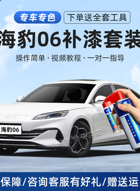 海豹06dmi补漆笔雪域白亚特兰蒂斯灰暖色烟茶06GT划痕修复自喷漆