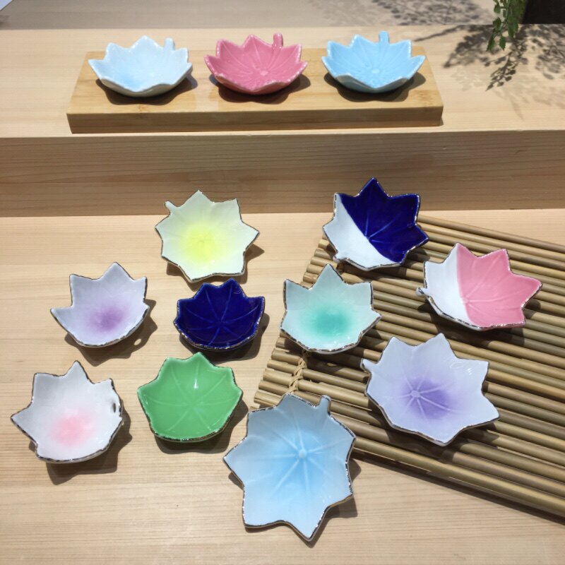 创意料理特色餐厅陶瓷前菜碟 刺身酱油碟调料碟 水果点心碟芥末碟