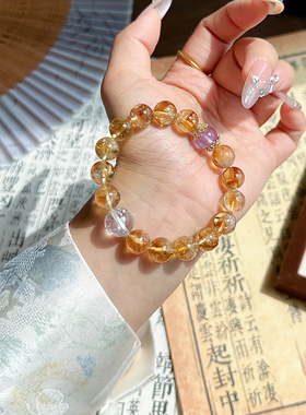 天然水晶手招财天然水晶手招财