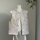 新中式 百搭气质复古坎肩马夹背心 国风提花马甲女上衣2025春秋时尚