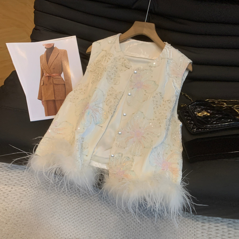 新中式马甲秋季无袖背心女外穿国风刺绣高端马夹宽松坎肩上衣外套,女装/女士精品,马夹,淘宝优惠券,粉丝福利购,淘宝优惠卷