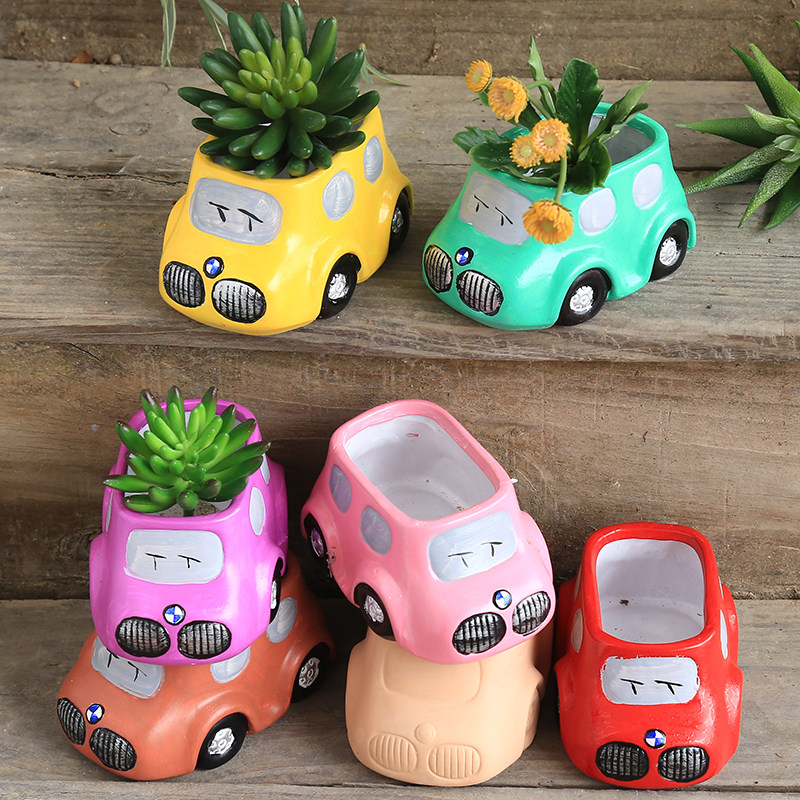 个性花盆多肉红陶花盆多肉方盆彩陶花盆 创意陶瓷花盆diy陶瓷花盆