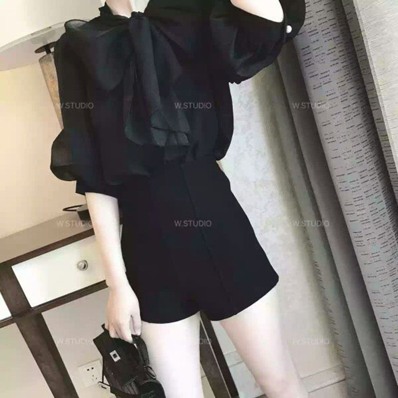 蓬蓬超大襯衣短袖襯衫夏紗紗心怡家女 蝴蝶結 雪紡衫飄帶泡泡袖在類目 女裝/女士精品, 襯衫中 - 來自Buy2taobao.com提供專業的淘寶代購服務