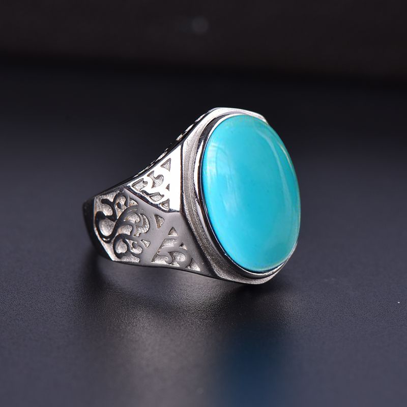 DIY镶嵌戒指空托S925纯银男女款