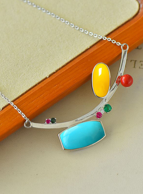 祈禧女S92纯银DIY镶嵌吊坠空托